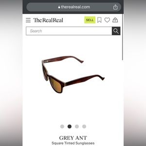 Grey Ant Square Tinted Sunglasses